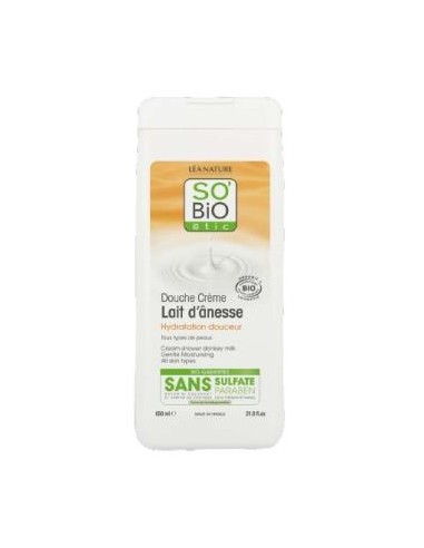 GEL DE DUCHA HIDRAT. SUAVE leche burra 650ml. BIO SOBIO ETIC