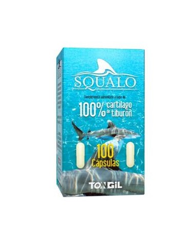 SQUALO CARTILAGO DE TIBURON PURO 750mg. 100cap. TONGIL