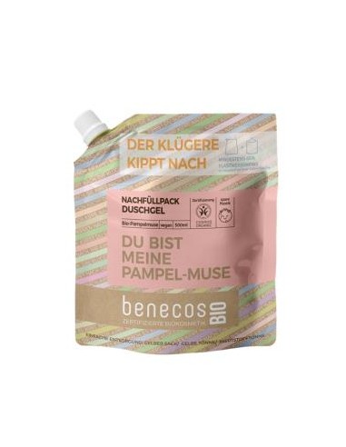 GEL DE BAÑO pomelo recarga 500ml. BIO VEGANO BENECOS