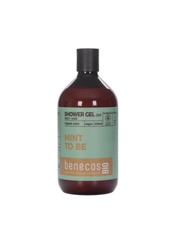 GEL DE BAÑO 2en 1 menta 500ml. BIO VEGANO BENECOS