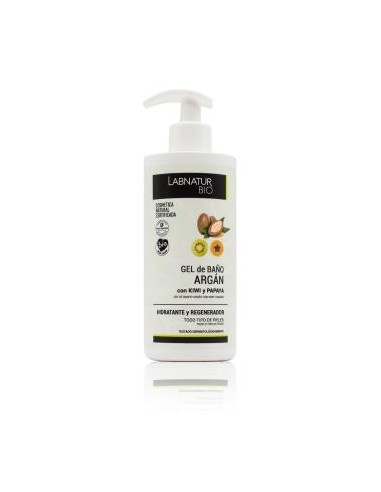 GEL DE BAÑO argan kiwi y papaya 450ml. BIO LABNATUR BIO