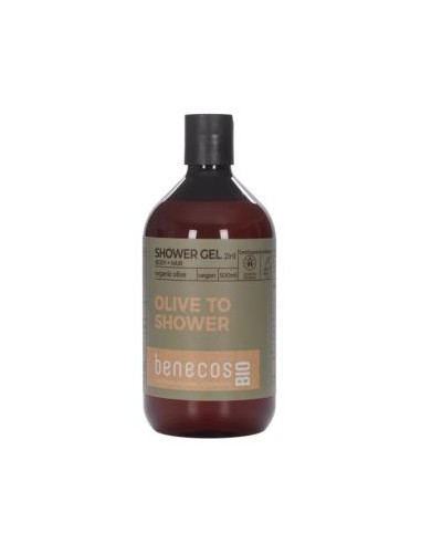 GEL DE BAÑO 2en 1 oliva 500ml. BIO VEGANO BENECOS