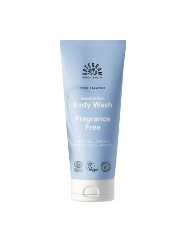 FRAGANCE FREE gel de baño 200ml. ECO VEGAN URTEKRAM