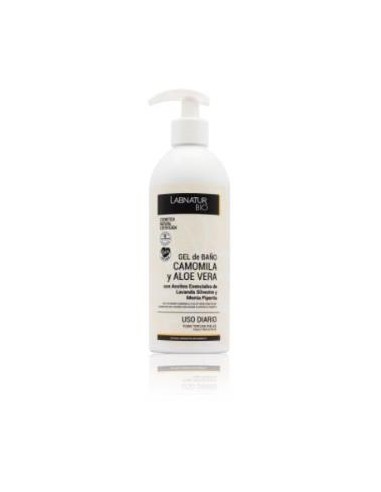 GEL DE BAÑO camomila y aloe vera 450ml. BIO LABNATUR BIO