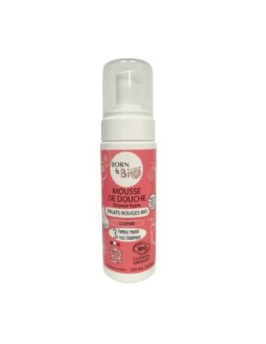 ESPUMA DE DUCHA frutos rojos 150ml. BIO BORN TO BIO