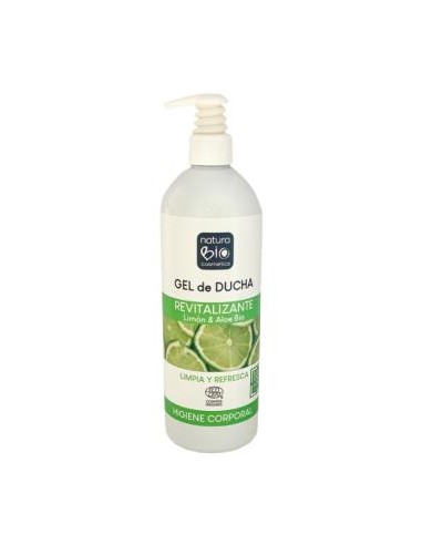 GEL DE DUCHA REVITALIZANTE limon-aloe 740ml. BIO NATURABIO COSMETICS