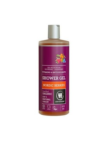 GEL DE BAÑO FRUTOS ROJOS 500ml. ECO VEGAN URTEKRAM