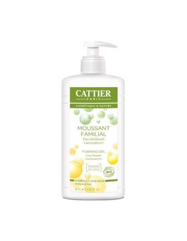 GEL DE BAÑO ESPUMOSO FAMILIAR 1l. CATTIER