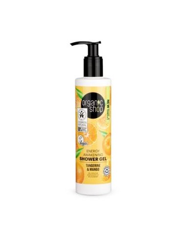 GEL DE DUCHA ENERGIZANTE mandarina-mango 280ml ORGANIC SHOP