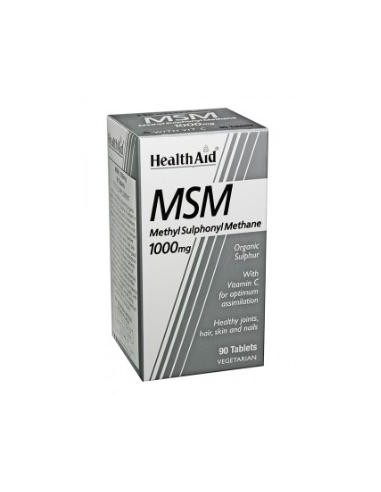 MSM metilsulfonilmetano 1000mg. 90comp. HEALTH AID