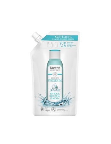 BASIS SENSITIV gel de ducha-champu recarga 500ml. LAVERA