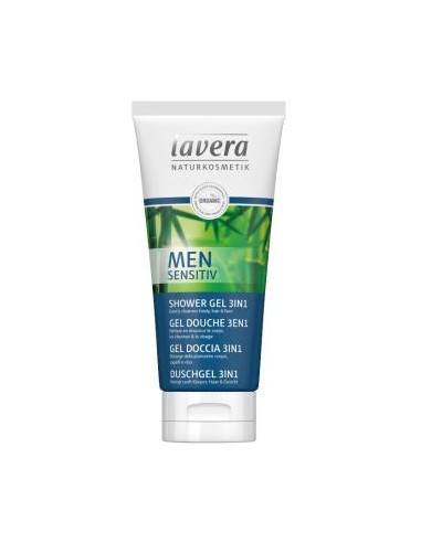 MEN SENSITIV gel de ducha 3 en 1 200ml. BIO LAVERA