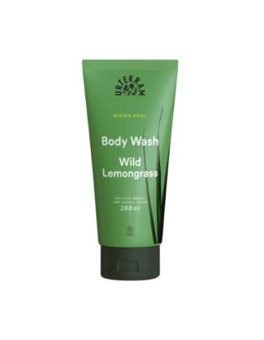 WILD LEMONGRASS gel de baño 200ml. ECO VEGAN URTEKRAM