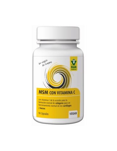 MSM con vitamina C 90cap. SG VEGAN RAAB VITALFOOD