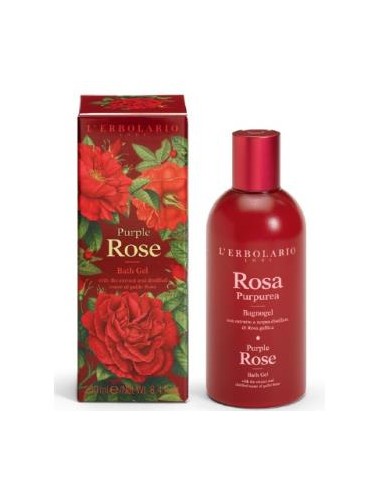 ROSA PURPUREA gel de baño 250ml. LERBOLARIO