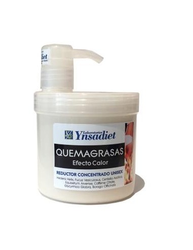 GEL QUEMAGRASAS efecto calor 500ml. YNSADIET