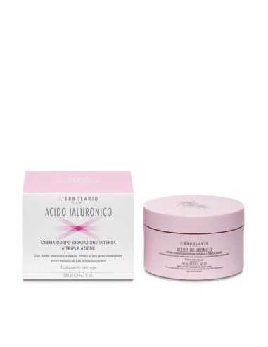 ACIDO HIALURONICO crema cuerpo intensiva 200ml. LERBOLARIO