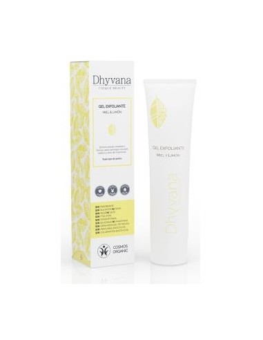 GEL EXFOLIANTE miel y limon 100ml. DHYVANA