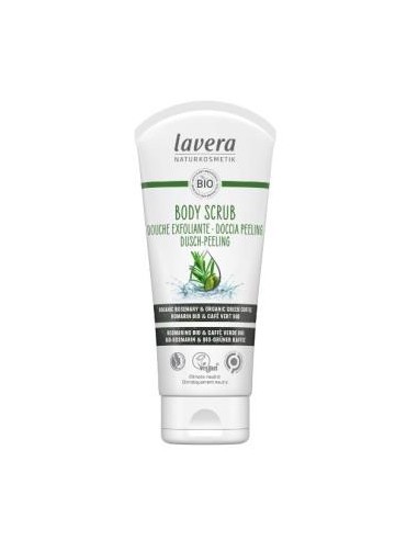 EXFOLIANTE CORPORAL romero-cafe verde 200ml. BIO LAVERA