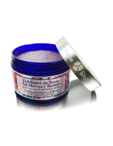 EXFOLIANTE DE ROSAS SAL MARINA Y BAOBAB 300gr. RADHE SHYAM