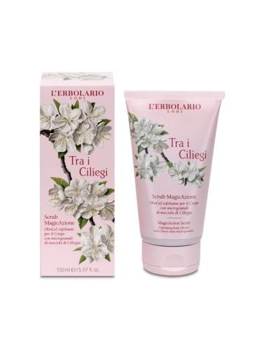 ENTRE CEREZAS SCRUB magica accion corporal 150ml. LERBOLARIO