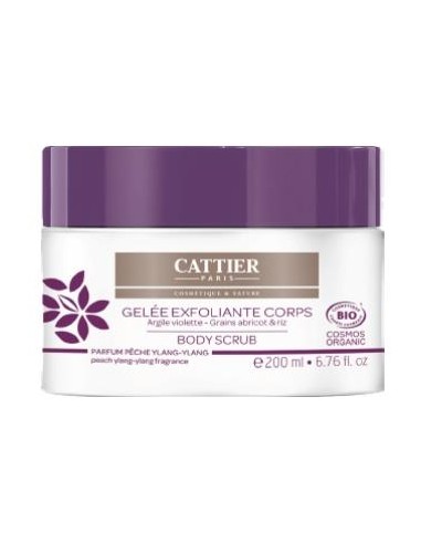 GEL EXFOLIANTE CORPORAL arcilla purpura 200ml. CATTIER