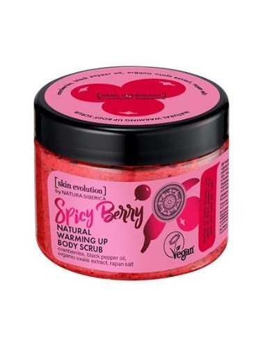 SKIN EVOLUTION SPICY BERRY exfoliante corp. 300ml. NATURA SIBERICA