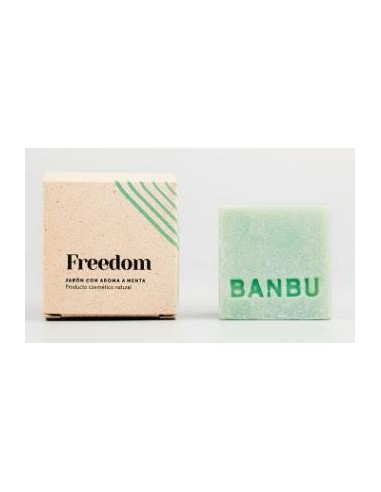 FREEDOM jabon corporal solido menta 100g ECO VEGAN BANBU