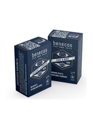 JABON SOLIDO for men 75gr. VEGANO BENECOS