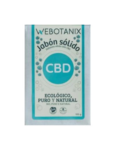 JABON SOLIDO CBD 100gr BIO VEGAN WEBOTANIX