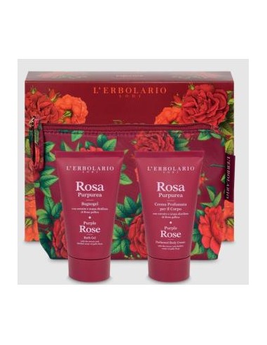 ROSA PURPUREA FABULOSA gel baño+crema perfumada LERBOLARIO