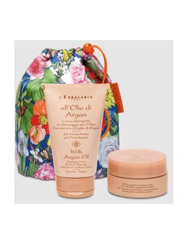 ARGAN PACK crema 50ml y detergente 125ml. LERBOLARIO