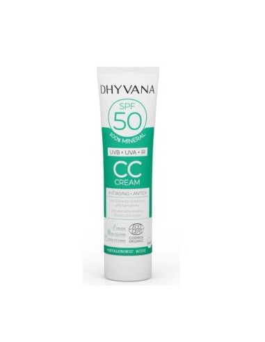 SOLAR SPF50 COLOR con acido hialuronico 50ml. ECO DHYVANA