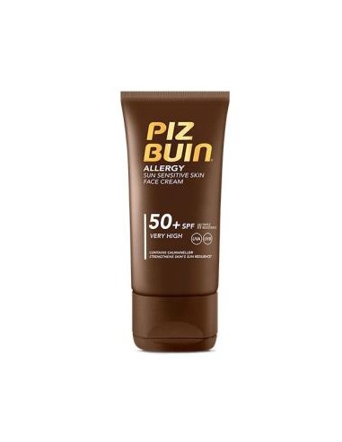 ALLERGY crema solar facial SPF50+ 50ml. PIZ BUIN