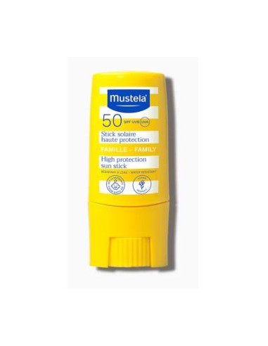 STICK SOLAR SPF50 familia 9ml. MUSTELA