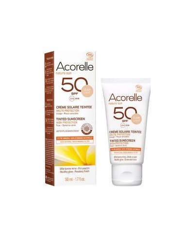 CREMA FACIAL color light SPF50 50ml. ACORELLE