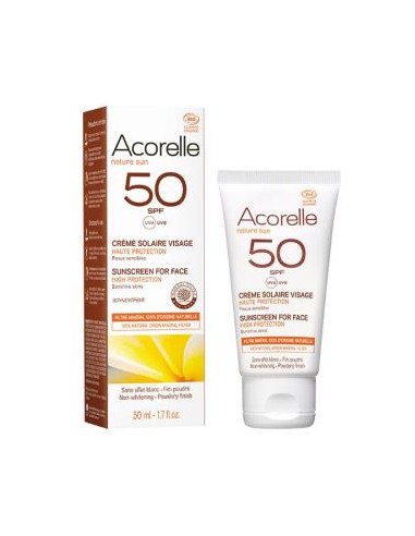 CREMA SOLAR FACIAL SPF50 50ml. ACORELLE