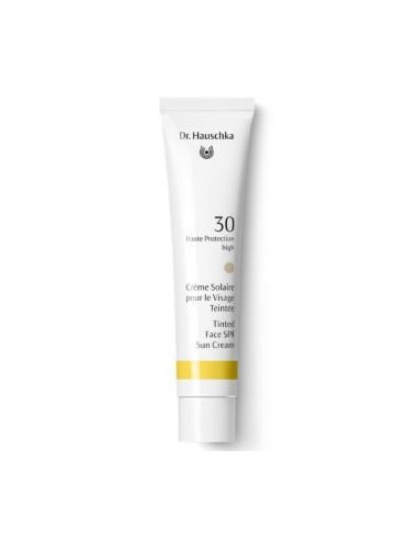 CREMA SOLAR facial SPF30 con color tubo 40ml. DR. HAUSCHKA