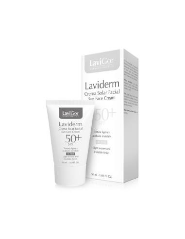 LAVIDERM solar facial SPF50+ oil free 50ml. LAVIGOR