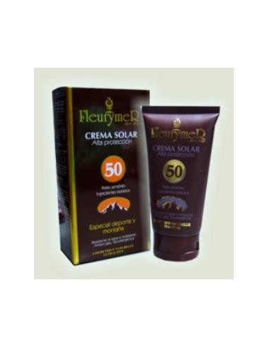 CREMA SOLAR facial SPF-50 montaña 80ml. FLEURYMER