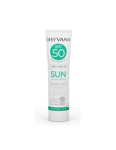 SOLAR SPF50 SUN con acido hialuronico 50ml. ECO DHYVANA