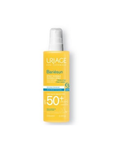 BARIESUN spray sin perfume SPF50+ 200ml. URIAGE