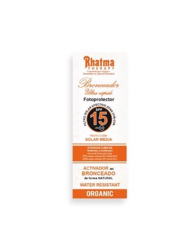 BRONCEADOR ULTRA RAPIDO SPF 15 100ml. RHATMA