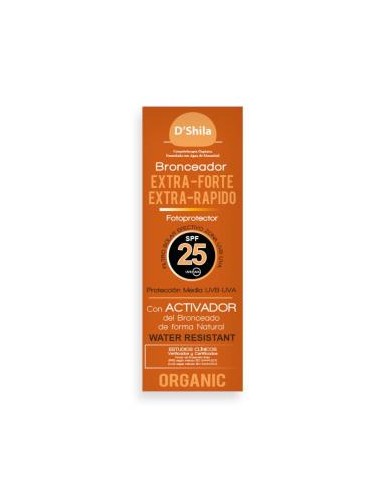 PROTECTOR SOLAR EXTRAFUERTE SPF25 100ml. DSHILA