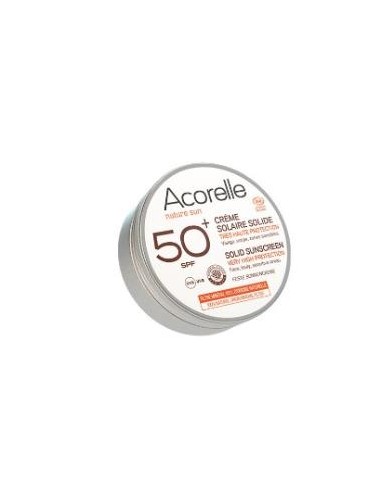 CREMA SOLAR solida SPF50+ 30gr. ACORELLE