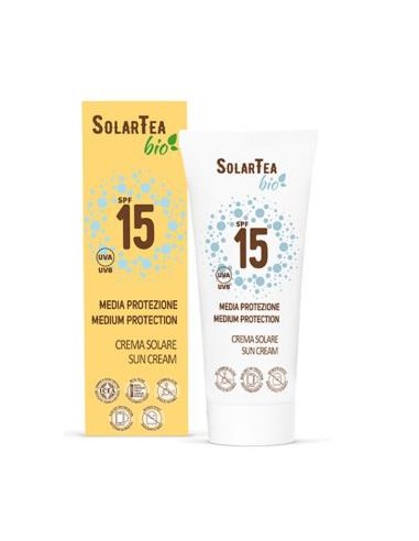 SOLAR TEA crema proteccion media SPF15+ 100ml. BIO BEMA