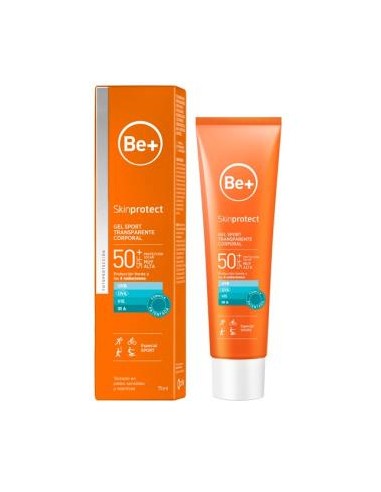 BE+ SPORT CORP spf 50+ GEL TRANS 75ml