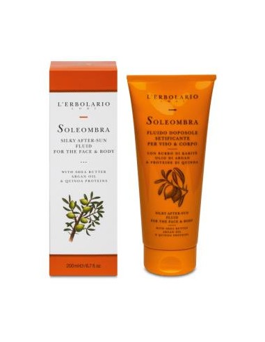 SOLAR after sun fluido cara y cuerpo 200ml. LERBOLARIO