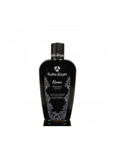 CHAMPU HENNA COLOR CASTAÑO 250ml. RADHE SHYAM