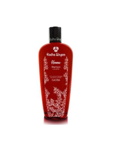 CHAMPU HENNA COLOR CAOBA 400ml. RADHE SHYAM